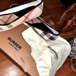 Burberry flat ballet shoes